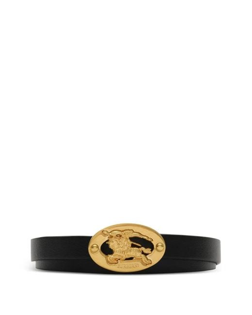 Burberry White Reversible Belt