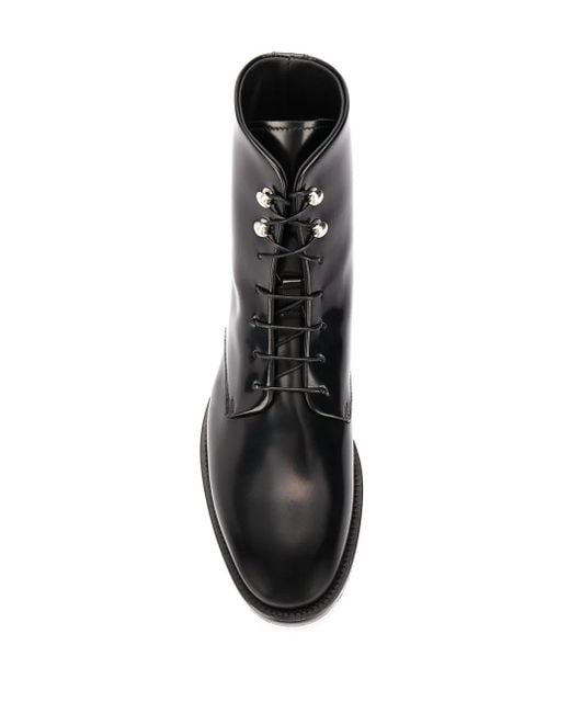 Scarosso Black Eva Lace-Up Boots