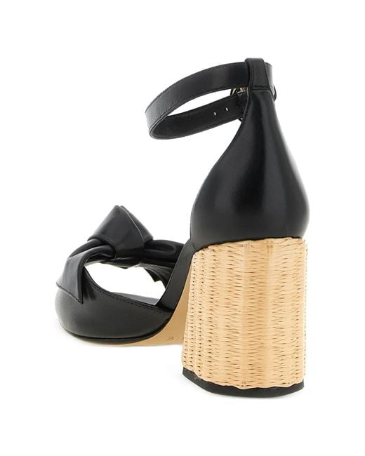 Alexandre Birman Natural X Agua By Agua Bendita 'Maxi Clarita' Leather Sandals
