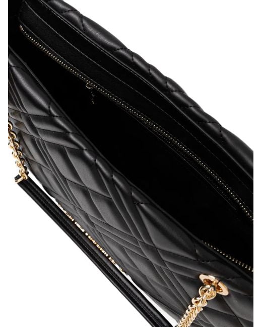 Love Moschino キルティング ショルダーバッグ L Black