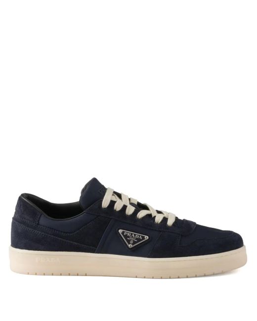 Prada Blue 'Downtown' Sneakers for men