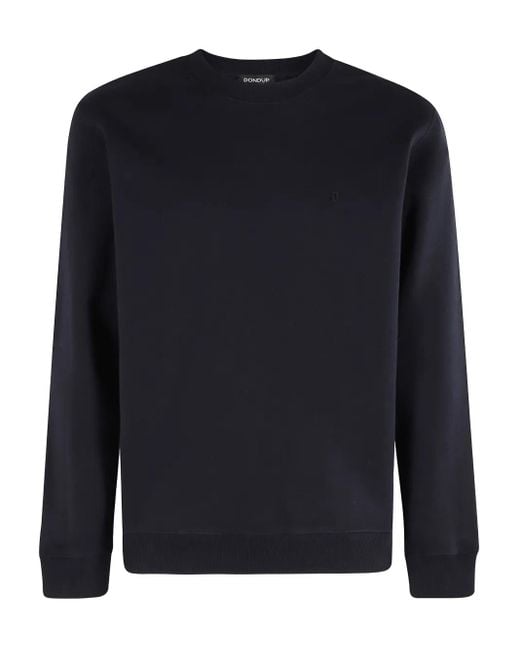 Dondup Blue Crew-Neck Sweatshirt for men