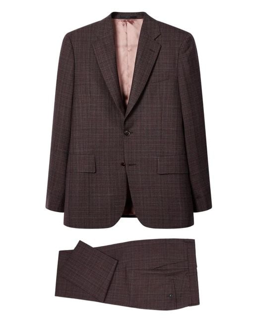 Costume The Brierley En Laine À Carreaux Paul Smith pour homme en coloris Black