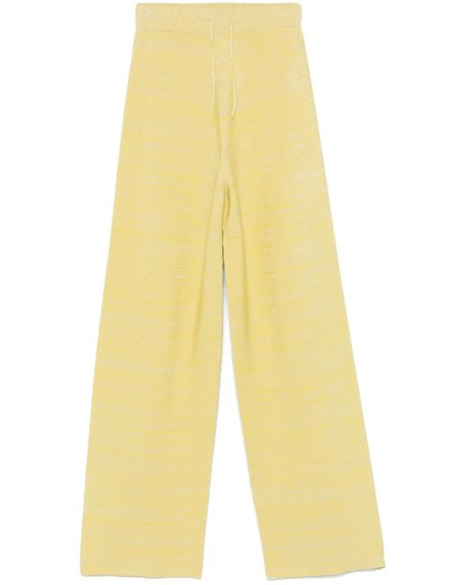Fabiana Filippi ニット ワイドパンツ Yellow
