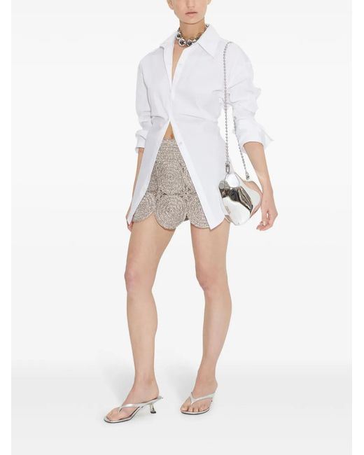Simon Miller Natural Beep Beep Mini Skirt