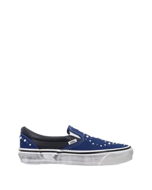 Vans Blue Lx Classic Slip-On 98 Sneakers