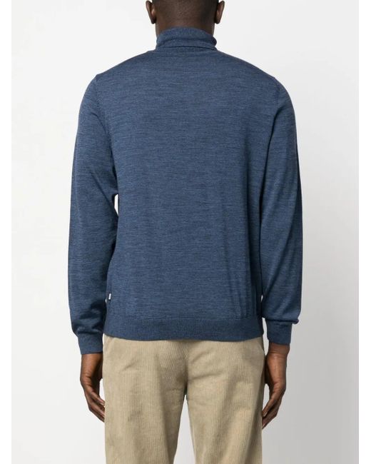Boss Pullover Mit Rollkragen in Blue für Herren