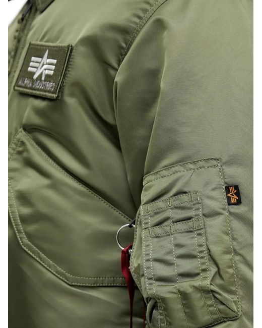 Chaqueta Con Parche Del Logo Alpha Industries de color Green