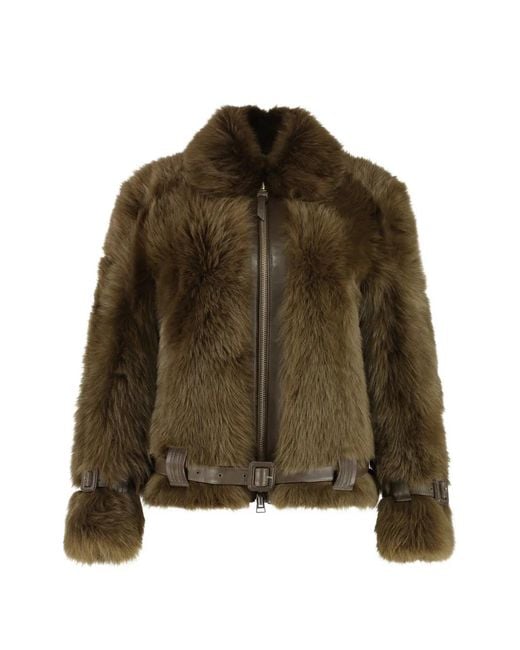 Chaqueta Con Cremallera Tom Ford de color Brown
