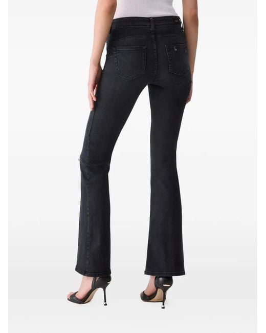 Vaqueros Bootcut Con Strass Liu Jo de color Black