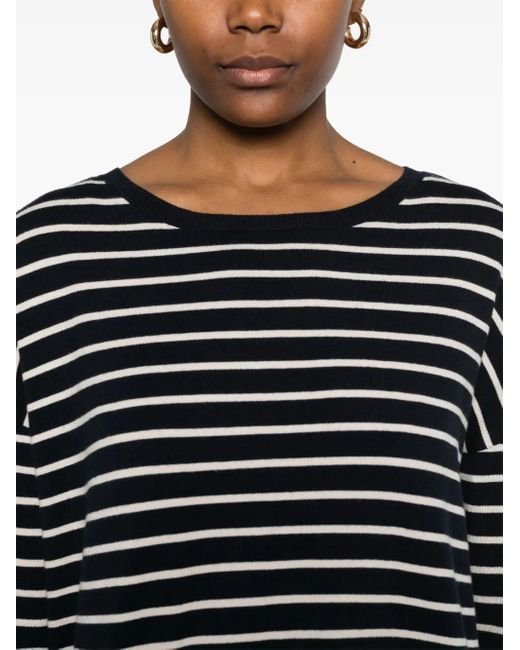 Majestic Filatures ストライプ トップ Black