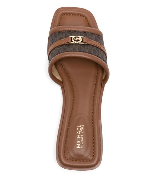 Michael Kors Brown Mandy Sandals