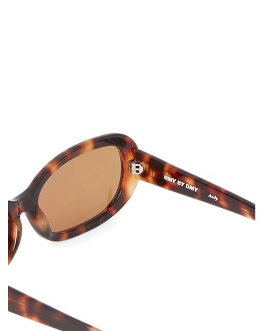 DMY BY DMY Natural Rectangle-Frame Sunglasses