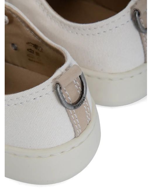 Represent Natural Rep-Cap Lace-Up Sneakers for men