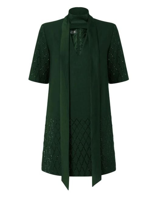 Pinko レディース グリーン タイディテール ミニドレス Pinko レディース グリーン タイディテール ミニドレス