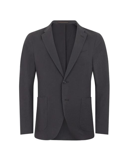 Slowear Blue Single-Breasted Blazer for men