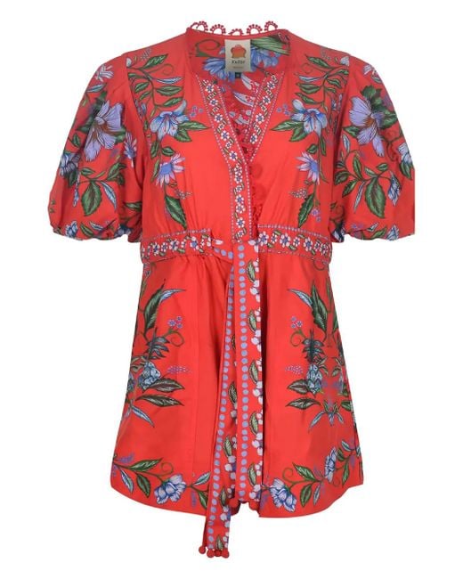 Farm Rio Red Rio Suit