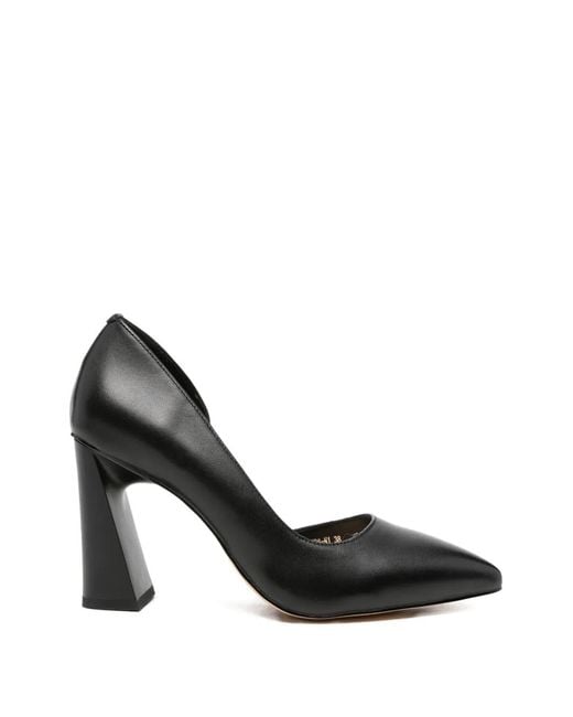 SERGIO MORETTI FIRENZE Black Pointed-Toe Pumps