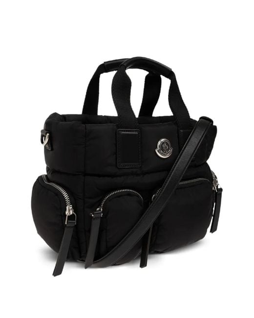 Borsa Tote Caradoc di Moncler in Black