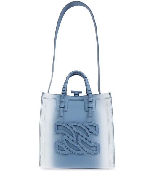 Casadei Blue Mini Beaurivage Shade Tote Bag