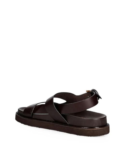 JONAK PARIS White Lagune Buckle-Fastening Leather Sandals
