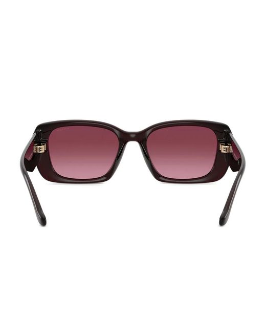 COACH Purple Logo-Detail Sunglasses