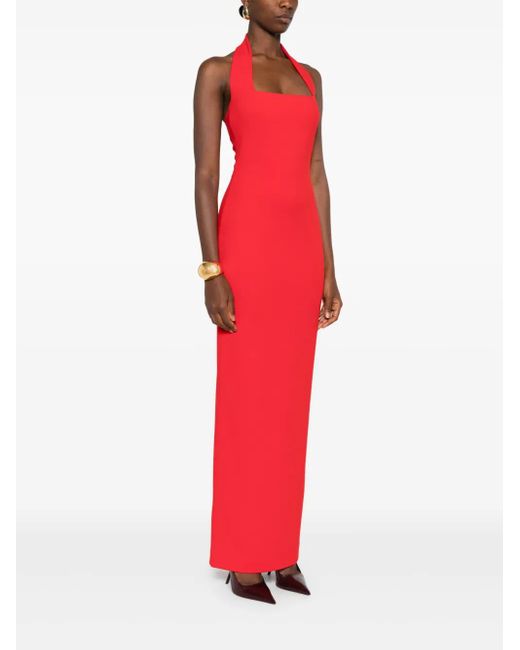 Solace London Ilona Maxi Dress in Red | Lyst