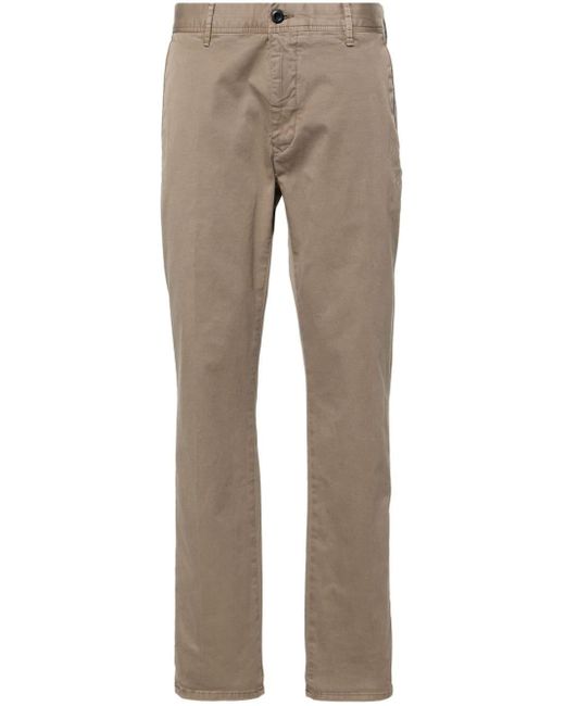 Pantalon en coton à coupe fuselée Incotex pour homme en coloris Natural