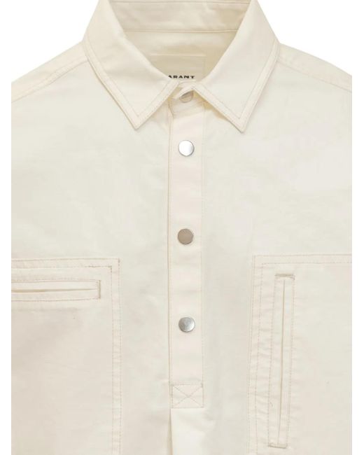 Isabel Marant Terry Overhemd in het White voor heren