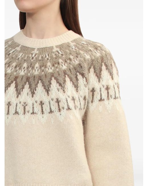 A Bathing Ape White Patterned Knitwear