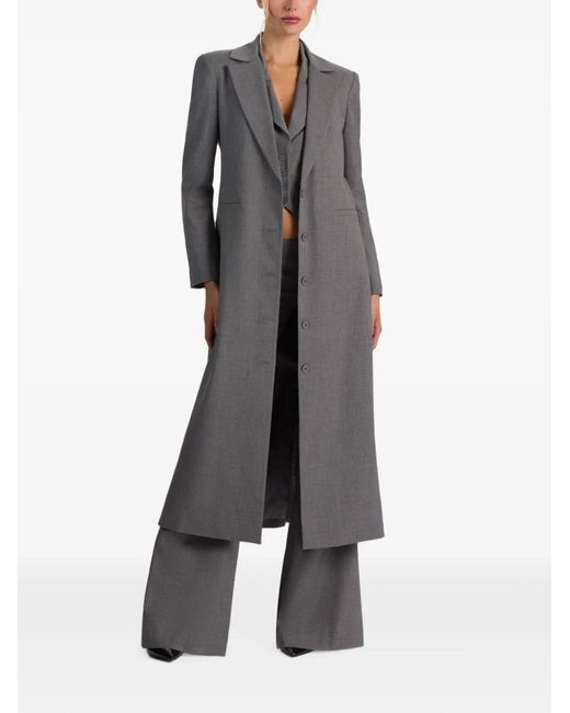 Alice + Olivia Gray Irvin Button-Front Blazer