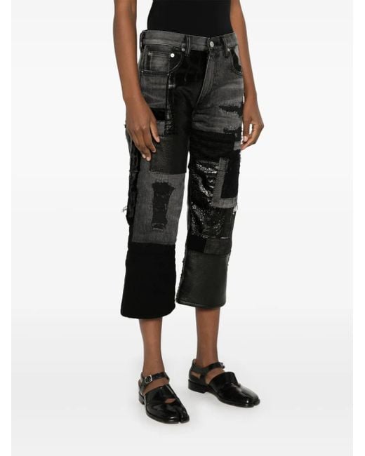 Junya Watanabe Gray X Levi's Patchwork Jeans