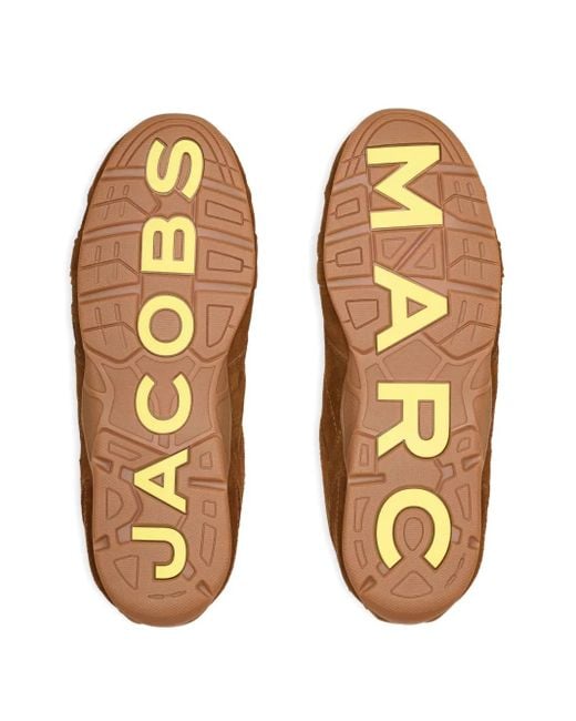 Marc Jacobs Brown Lace-Up Panelled Sneakers