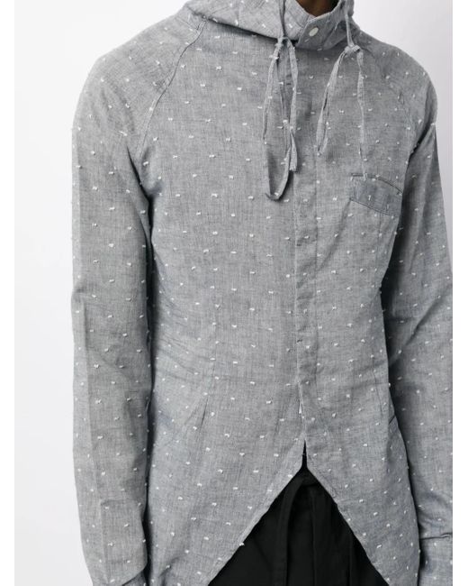 Private Stock Overhemd Met Stippen in het Gray voor heren