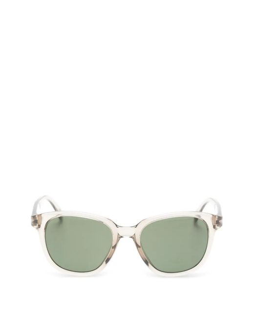Vuarnet Green Square-Frame Sunglasses
