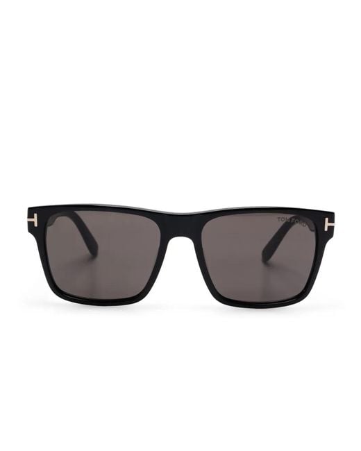 Tom Ford Gray Calder Square-Frame Sunglasses
