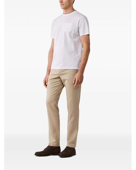 Hackett Natural Kensington Slim-Fit Trousers for men