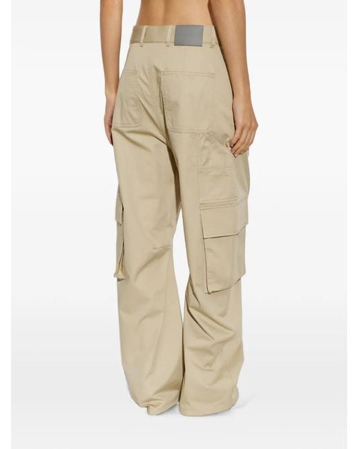 Balenciaga Natural Relaxed Cargo Trousers