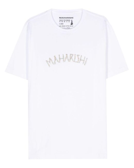 Maharishi Bamboo Construction T-Shirt in White für Herren