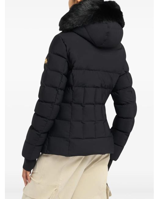 Veste Betta En Peau Lainée Moose Knuckles en coloris Black
