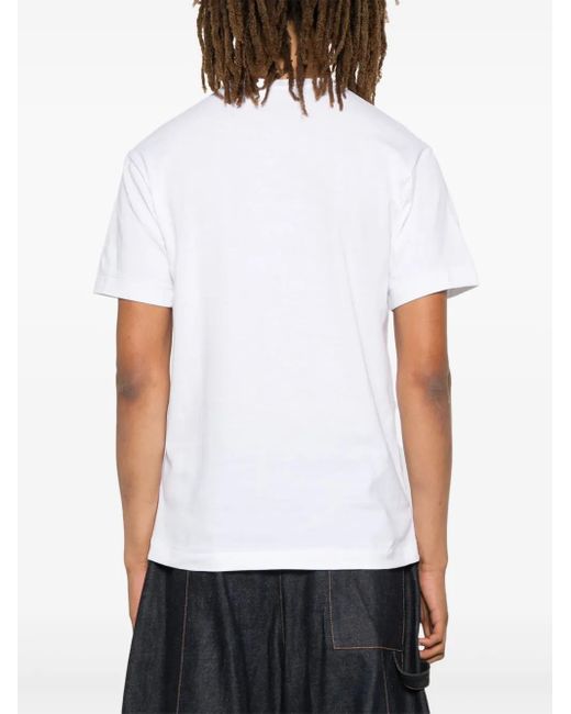 COMME DES GARÇONS PLAY Green Heart-Print T-Shirt