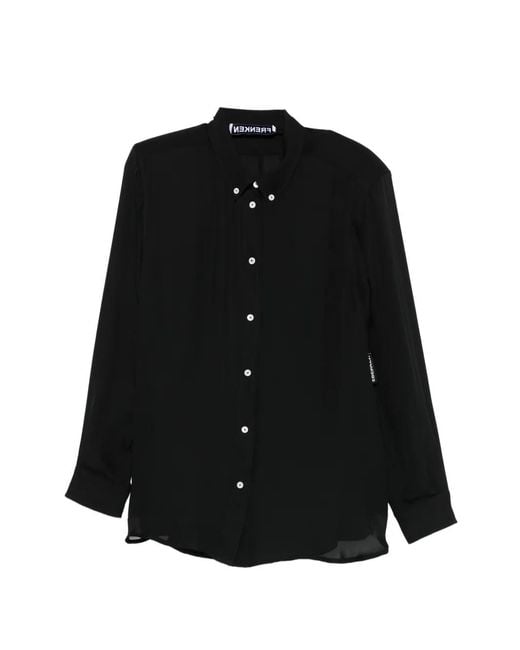 frenken Black Button-Down Shirt