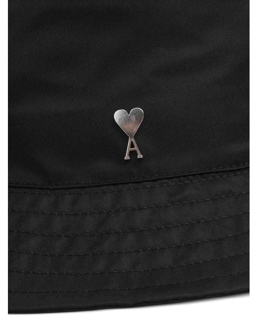 AMI Black Logo Bucket Hat