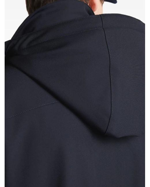 Fay Blue Hooded Coat for men
