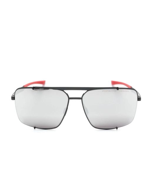 Porsche Design Gray P ́8919 Pilot-frame Sunglasses for men
