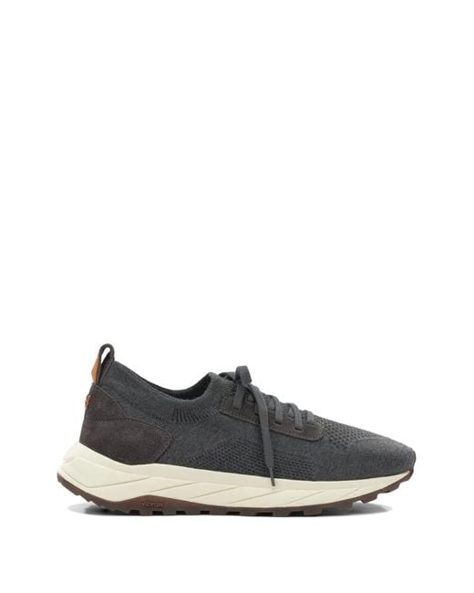 Henderson White Lace-Up Sneakers for men