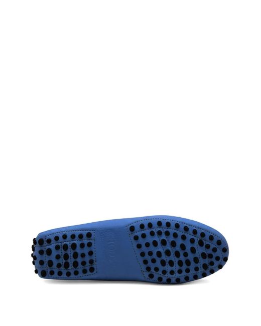 Tod's Blue Gommini Penny Loafers
