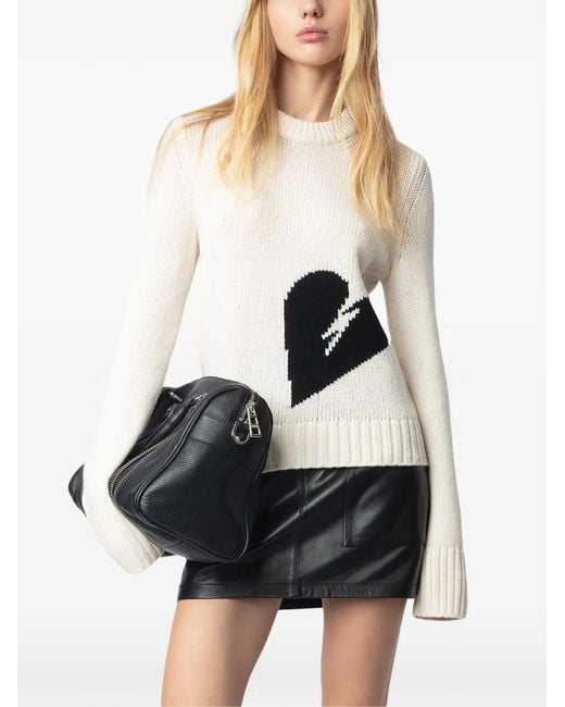 Zadig & Voltaire White Malty Sweater