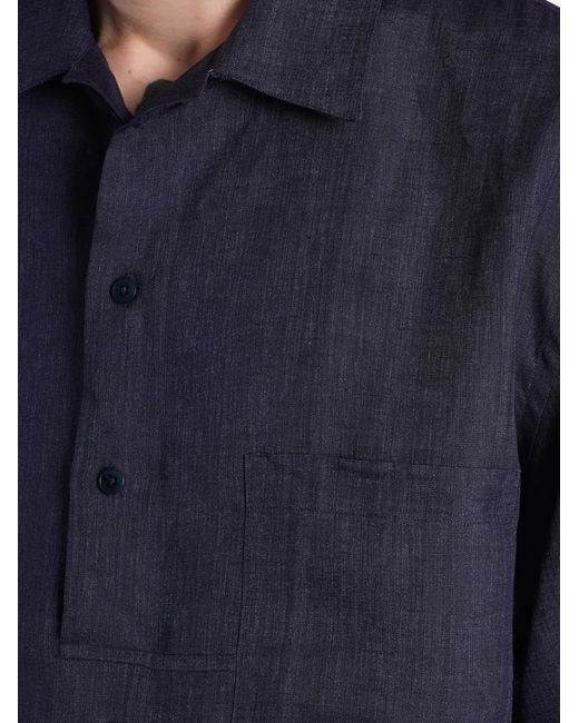 Costumein Blue Polx Short-Sleeve Polo Shirt for men