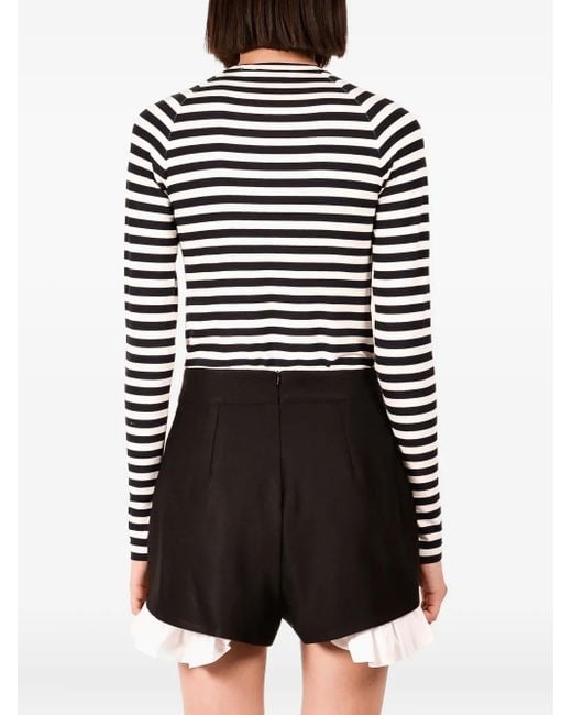 Ioana Ciolacu Black Schooner Bodysuit